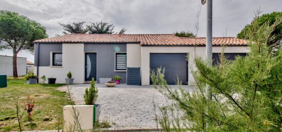 Maison contemporaine plain-pied de 114 m² à Saint Gilles Croix de Vie (85)