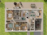 Plain-pied GI 4 ch Design  LMP Constructeur