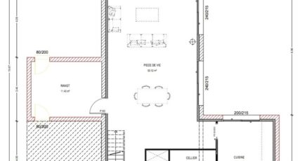 Avant-Projet BEAUREPAIRE - 130 m2 - 4 chambres  - LMP Constructeur