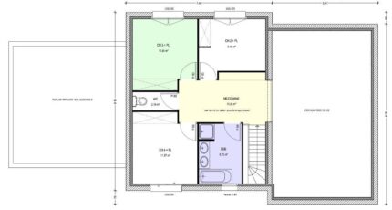 Avant-Projet HERBIERS - 140 m2 - 4 chambres  - LMP Constructeur