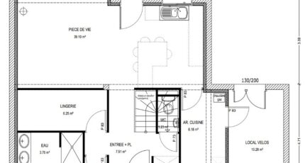 Avant-Projet CLOUZEAUX - 110 m² - 3 chambres  - LMP Constructeur