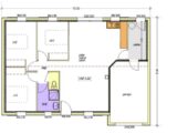 Avant-projet BENET - 79 m² - 3 chambres  LMP Constructeur