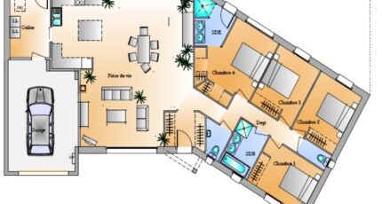Avant-projet Château D’Olonne 4 chambres  - LMP Constructeur