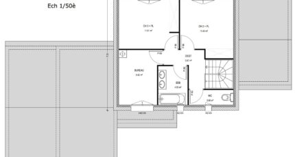 Avant-Projet LANDERONDE - 110 m² - 3 chambres  - LMP Constructeur