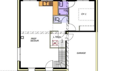 Avant-projet LA CHATAIGNERAIE - 91 m² - 3 chambres  - LMP Constructeur