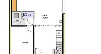 Avant projet AUBIGNY - 100M² - 4 chambres  - LMP Constructeur