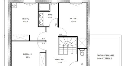 Avant-Projet CLOUZEAUX - 110 m² - 3 chambres  - LMP Constructeur