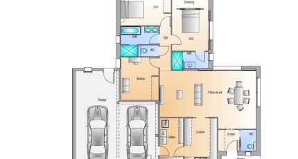 Avant projet Saint Fulgent - 3 chambres - 114m² 17704-1906modele8201812197cof4.jpeg - LMP Constructeur
