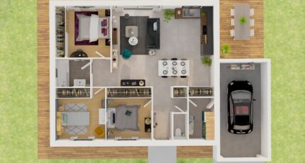 Plain-pied GA 3 ch Trendy 32013-4586modele1020210611DgHB7.jpeg - LMP Constructeur